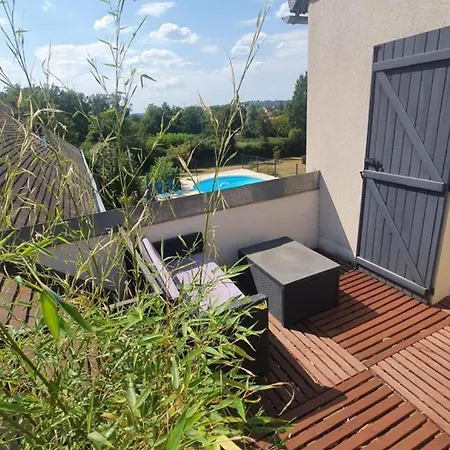 Evasion A La Campagne Avec Piscine, Spa Et Terrasses - Fr-1-489-537 Saint-Aubin-le-Monial